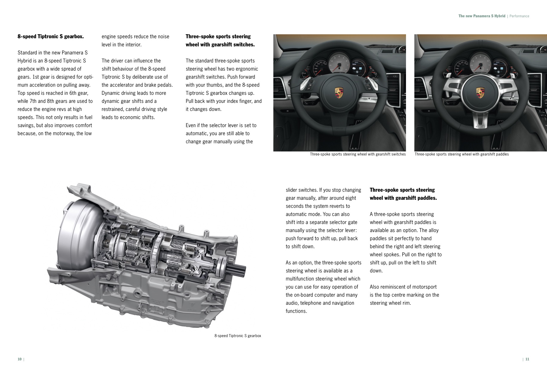 2011 Porsche Panamera Brochure Page 4